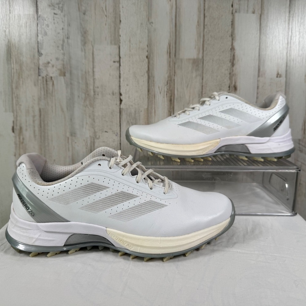 Adidas Golf Shoes Womens 8 White Adizero ZG Lightstrike Pro Spikeless IH9888